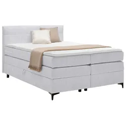 Boxspringbett Bari Hellgrau ca. 140x200cm