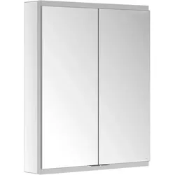 Keuco Royal Modular 2.0 Spiegelschrank 800201060000300 600 x 700 x 120 mm, 1 Steckdose, 1 Doppel-USB-Ladestelle, Wandvorbau, 2-türig