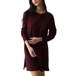 Triumph Nightdresses Good NDK LSL 08 P Dunkelviol. Baumwolle 44 Damen