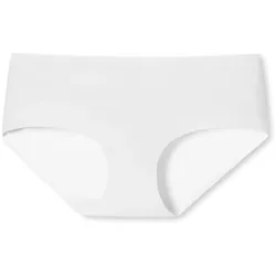 SCHIESSER Damen Panty, Invisible Cotton - Single Jersey, Nahtlos Weiß / L (Large)