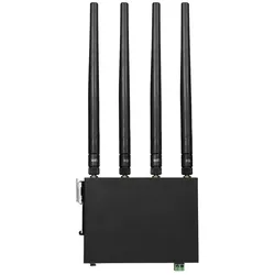 edimax WL-Router D4G-7459AC (Industr. DIN Rail 4G LTE AC1200, Router, Schwarz
