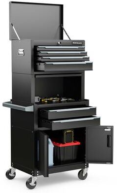 Large Rolling Tool-Chest Heavy Duty Tool-Cabinet on Wheels w/ Drawers