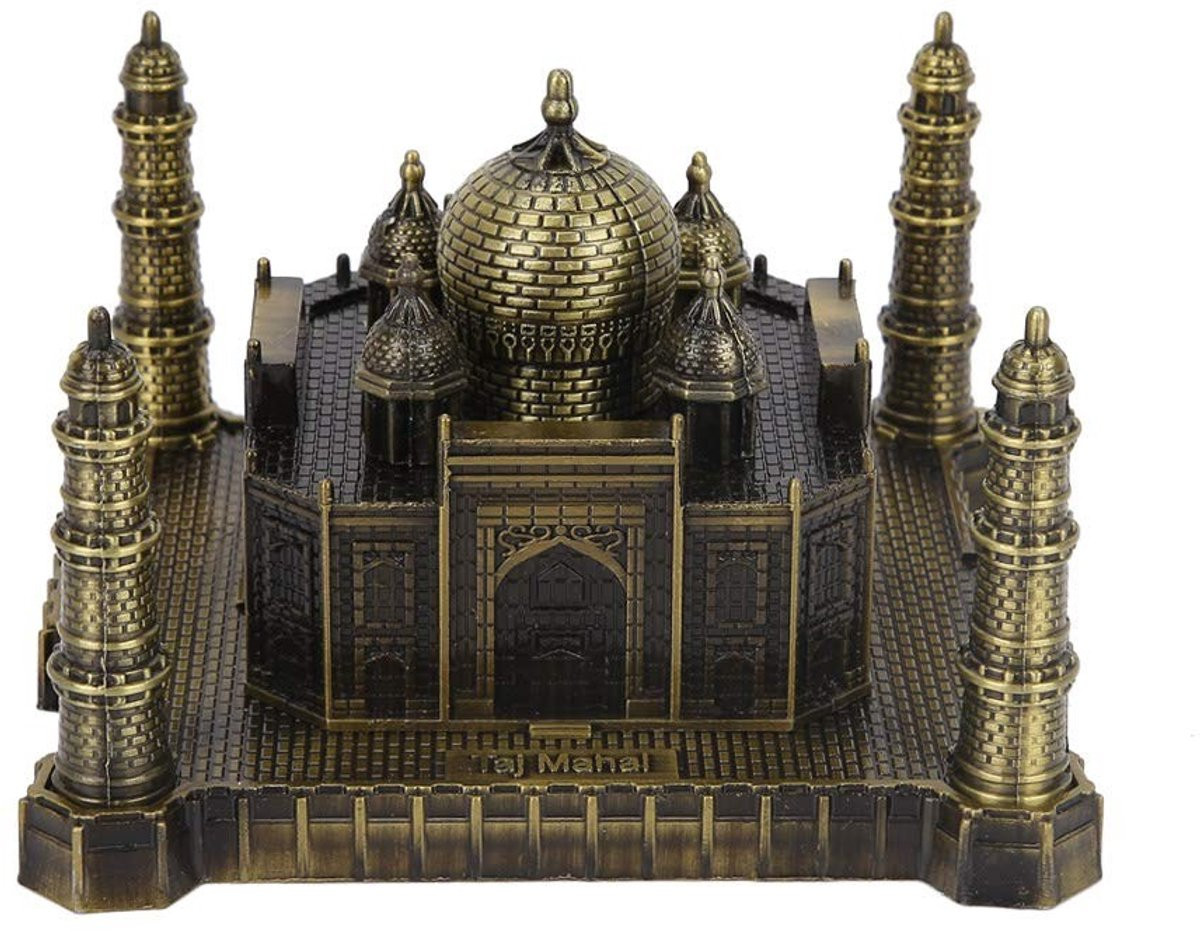 By Shayne India Taj Mahal Model - Brons - Retro Woondecoratie Ornament