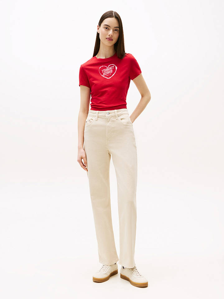 TOMMY JEANS Hose in Beige - W30/L30