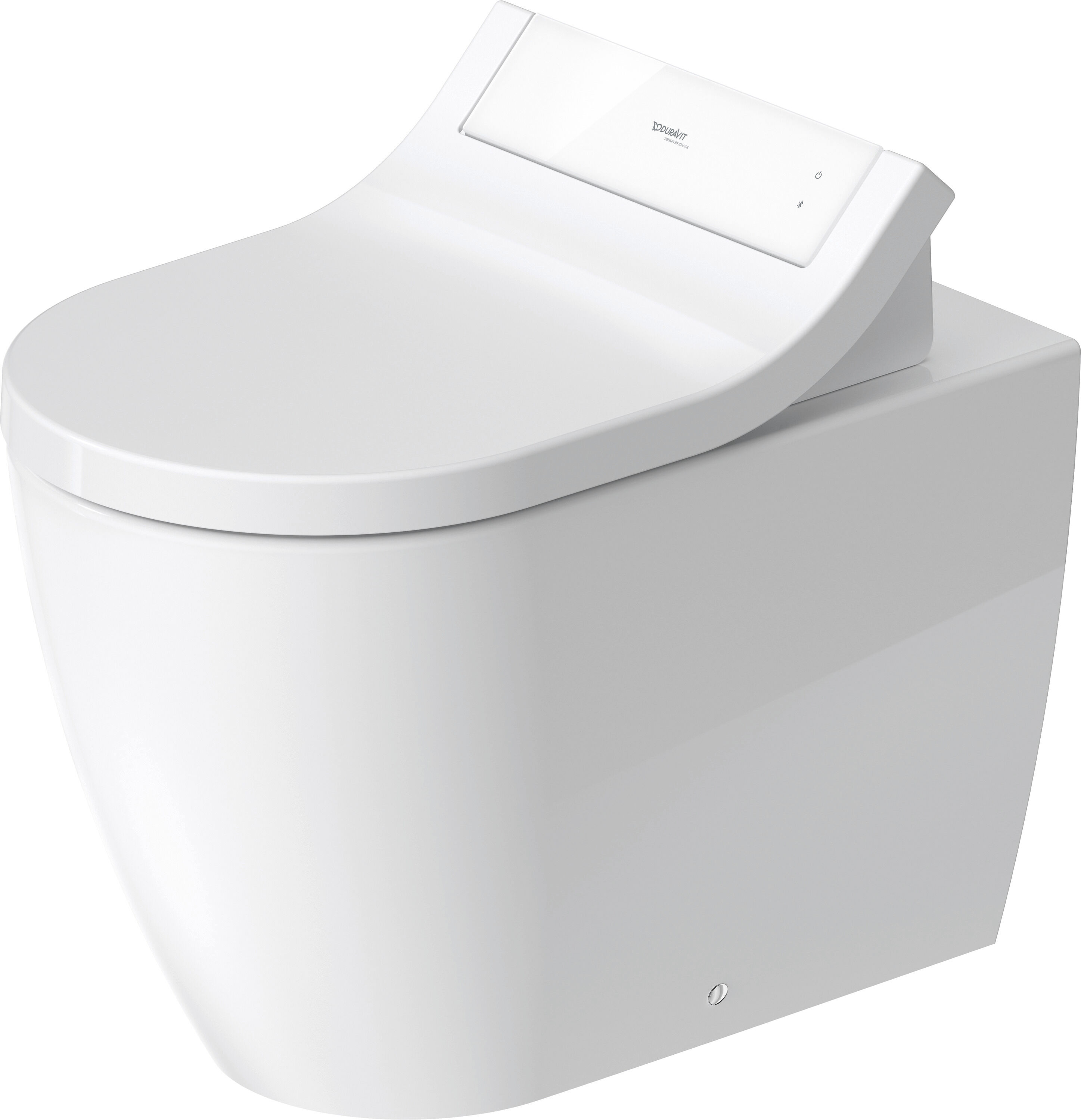 Duravit ME by Starck stand washdown WC 21695900001 white wondergliss, back to wall, for SensoWash