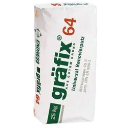 gräfix 64 Universal-Renovierputz, naturweiß - 25 kg Sack