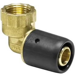 Steckfitting, Pipetec, Winkel 90° IG, DVGW - Zulassung (Ausführung: 16 - 1/2''IG)