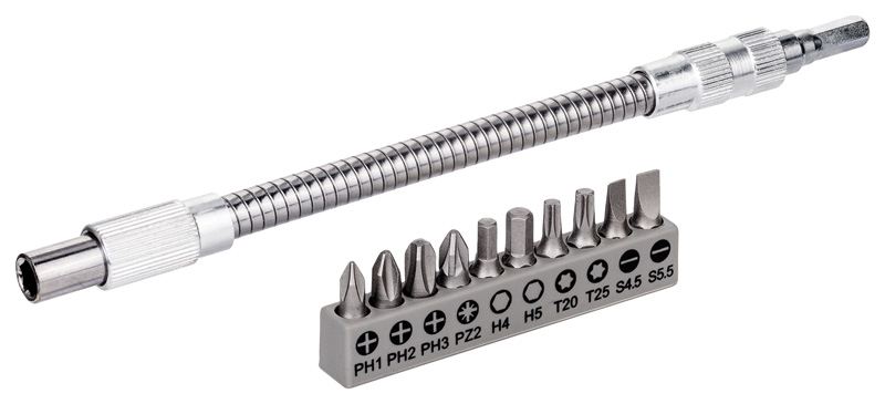 Bosch 11 Stk. flexible Verlängerung aus Metall SDB 2608522376