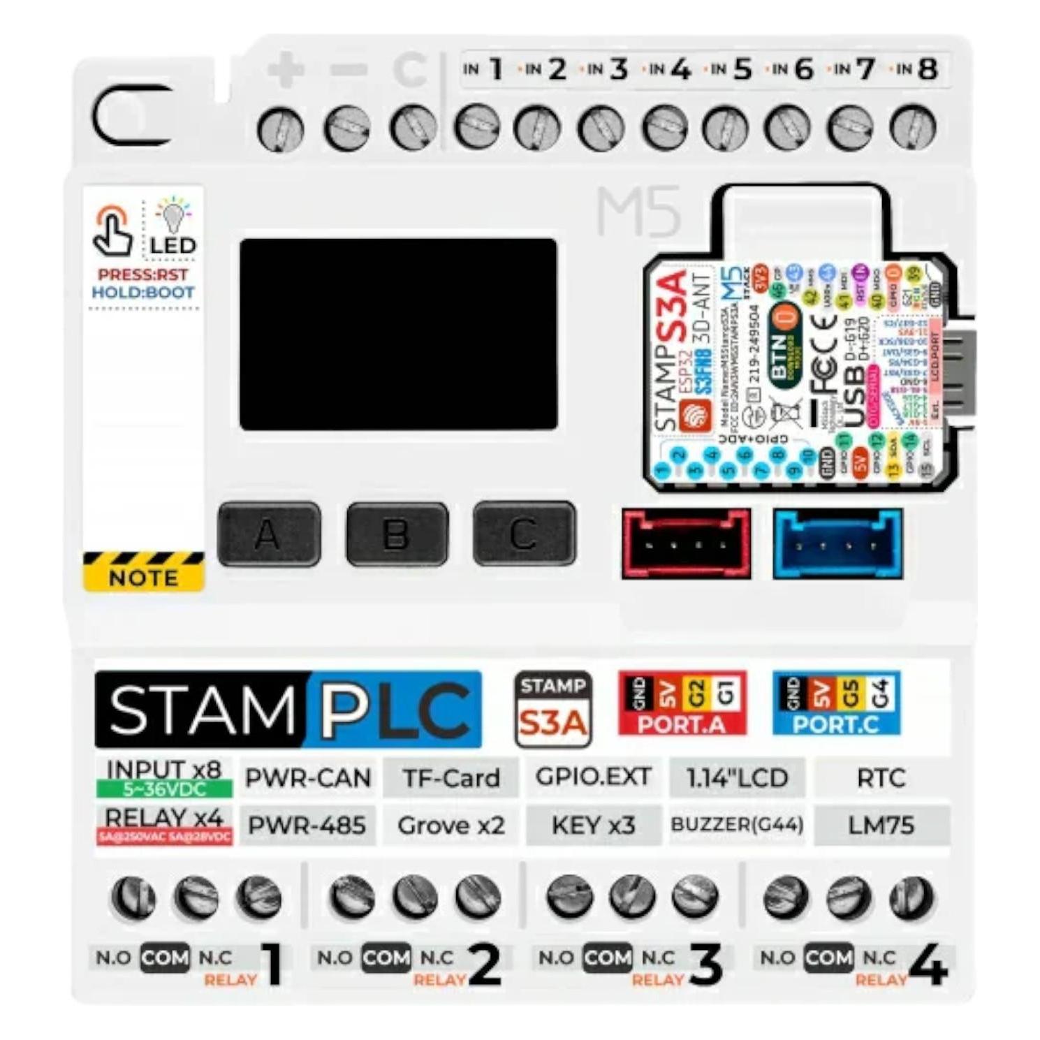 M5Stack PLC Controller mit M5StampS3 (57949247)