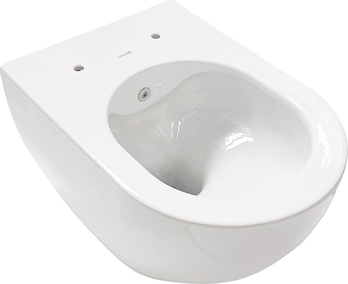 Creavit Design Hangtoilet met Taharet, Bidet en Douchefunctie, wit