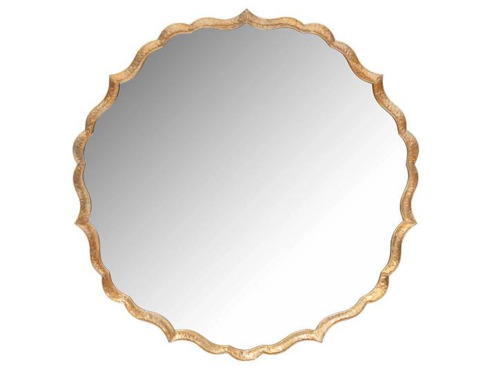 Spiegel Scharfkantig Gold D: 110 cm Abhika