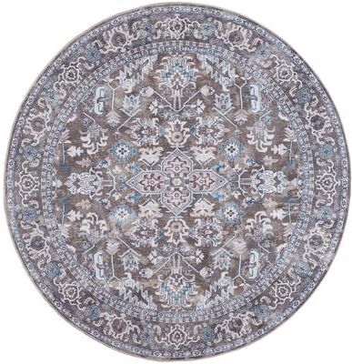 New Concept Washables Vintage Medallion Machine Washable Area Rug
