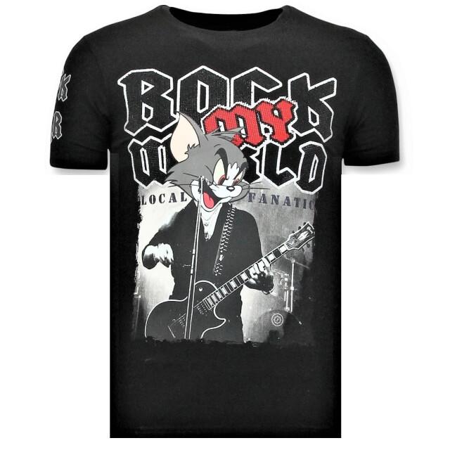 Local Fanatic T-shirt rock my world cat
