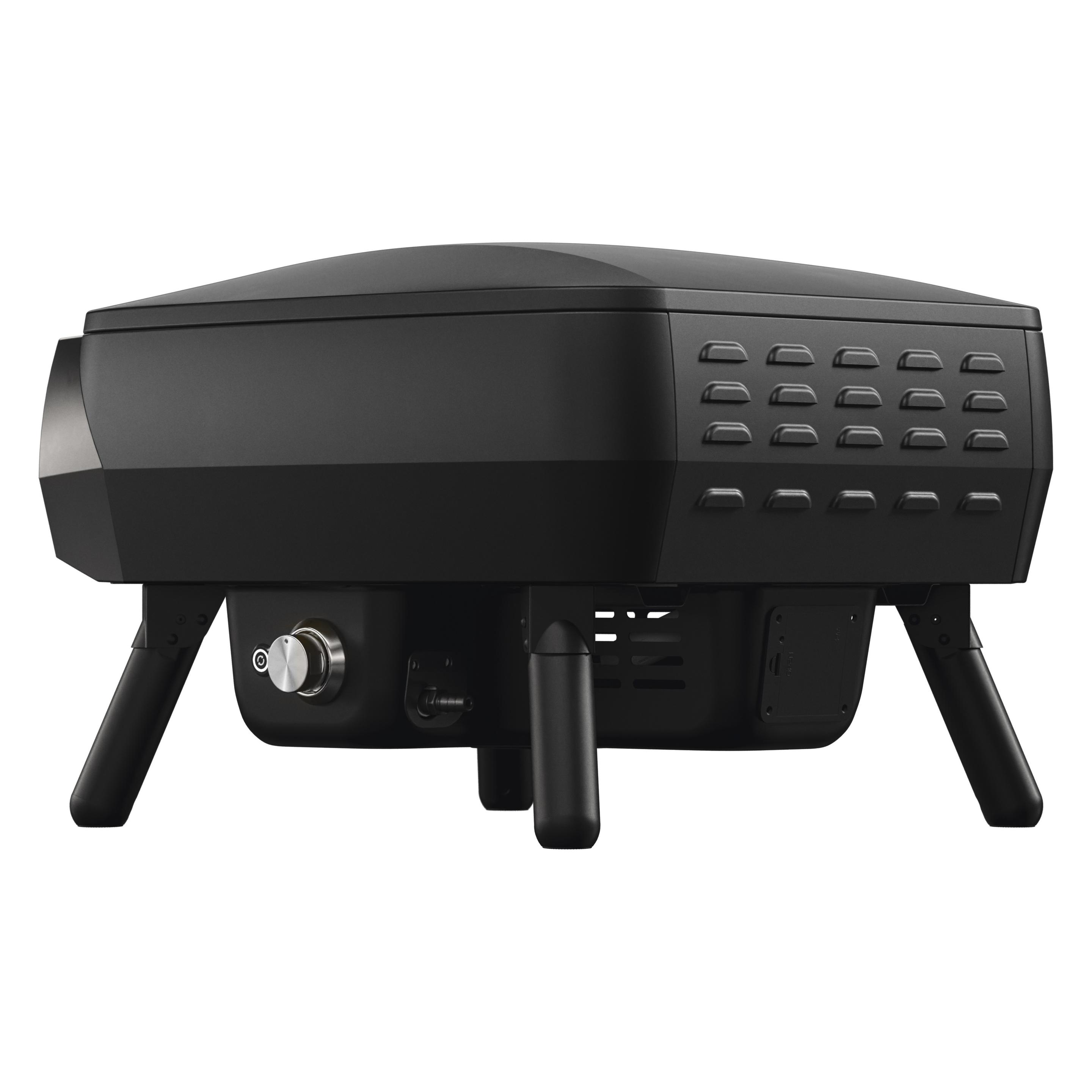 Witt Etna Rotante Piccolo schwarz / Pizzaofen / Drehstein / 500°C / Gas / Pizza bis 33 cm (Pizzaofen Gas) (80650186)