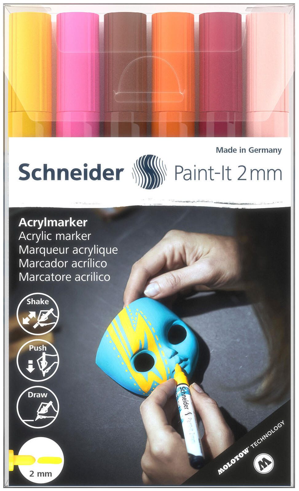 Schneider Paint-It V3 Acrylstifte 2.0 mm Mehrfarbig 120197