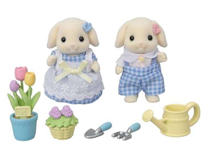 Sylvanian Families - 5736 bloemen- en tuinspeelset met figuren - figuren voor poppenhuis