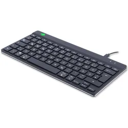 R-Go Tools Compact Break kabelgebundene Tastatur - QWERTZ DE - schwarz