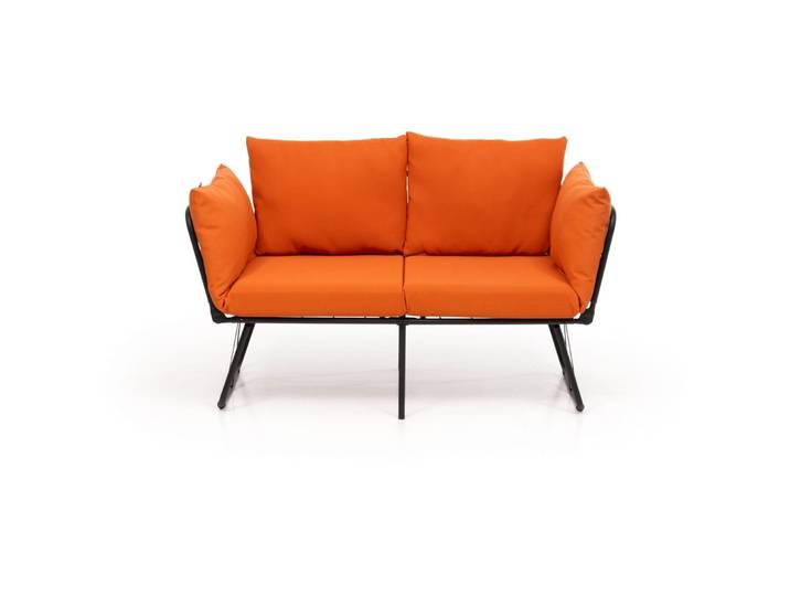 Bettsofa Viper Orange 100% REPELLENT FABRIC B 150 T 60 cm - Material: Abweisender Stoff - Bettsofa