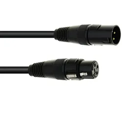EUROLITE DMX Kabel XLR 3pol 10m sw
