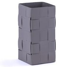 BIDK Home Woven Metal Iron Gray Vase Medium
