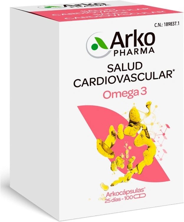 Arkocápsulas Omega 3 100 Cápsulas