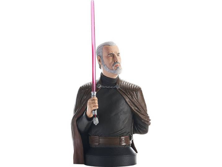 Diamond Select Actionfigur STAR WARS REVENGE OF THE SITH COUNT DOOKU 1/6 BÜSTE