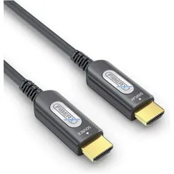 Purelink FiberX Serie - HDMI 4K Gepanzertes Glasfaser Extender Kabel - 10m (10 m), Videokabel, Schwarz