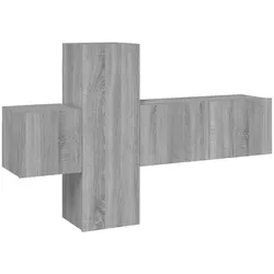 Helloshop26 - 3-teiliges Sonoma-Möbelset aus Holzwerkstoff (Schrank Sideboard TV-Möbel Wohnzimmer Schlafzimmer Lounge) - 02_0024643
