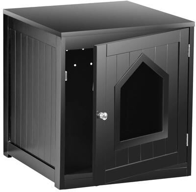 Drop Dash Deals Hidden Cat Litter Box Enclosure Furniture Wooden Cat House Side Table With Ventilation Hidden Cat Litter Box Enclosure Furniture Wooden Cat House Side Table With Ventilation