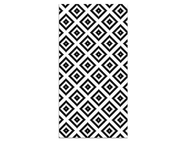 Tapis vinyle carrés noirs 200x250cm
