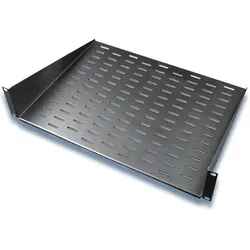 Minkels A000H-000001-900-1 Rack Zubehör Regalboden, Serverschrank Zubehör, Schwarz