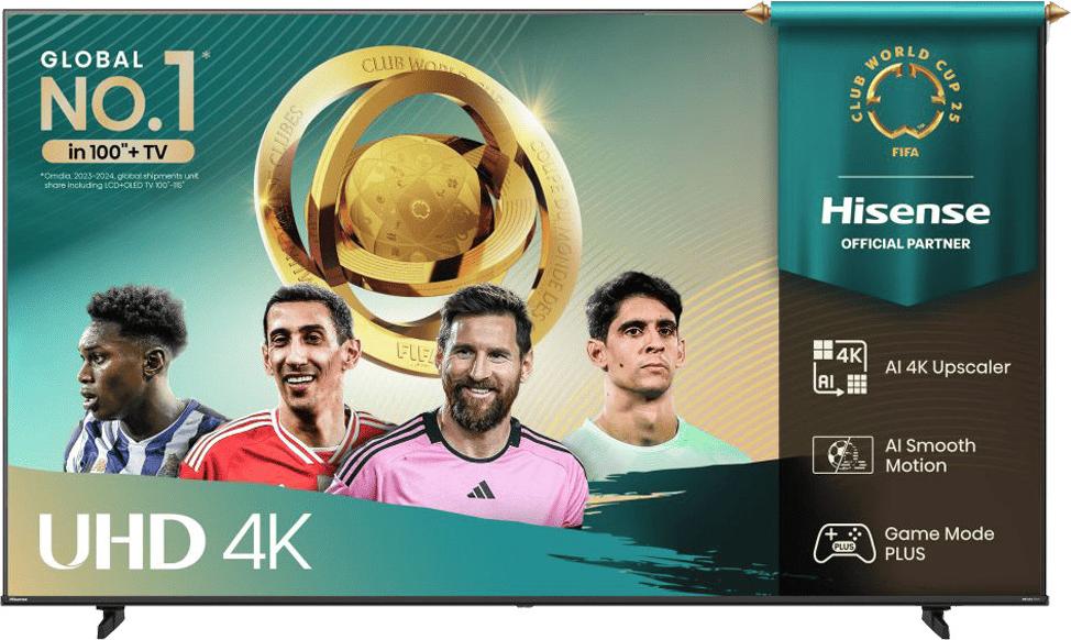 Hisense 85A6Q, 2,16 m (85"), 3840 x 2160 Pixel, LED, Smart-TV, WLAN, Schwarz
