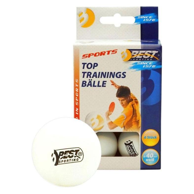 Magni TT-Turnierbälle Trainingsbälle, weiss 23110 (6 Stk.) (23110)