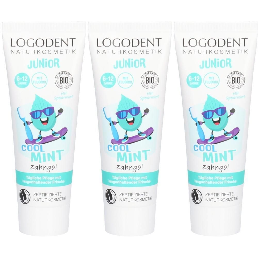 Junior Zahngel Cool Mint x3 3x75 ml