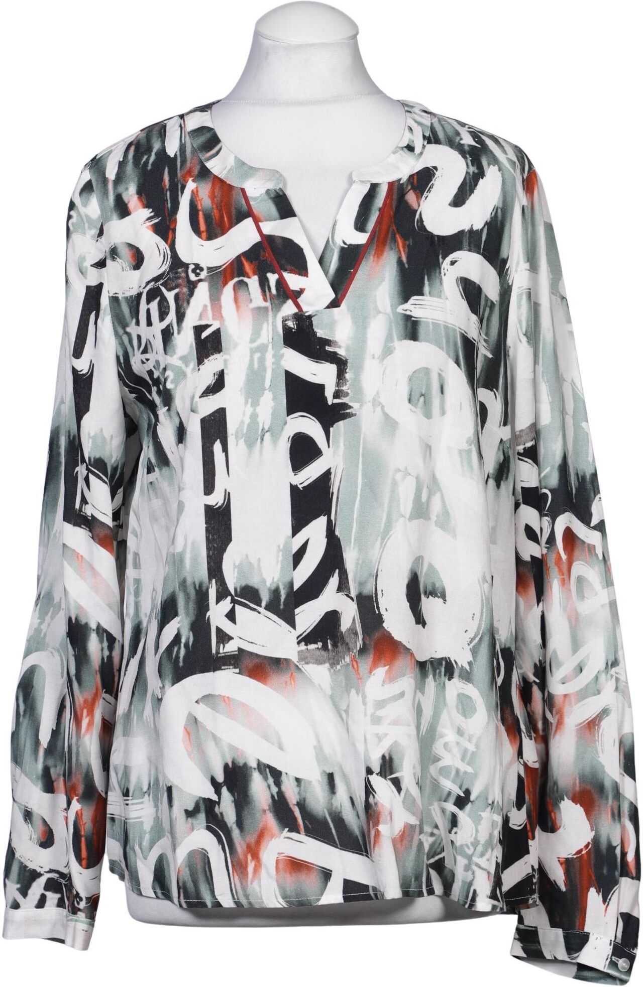 Gina Laura Damen Bluse, Mehrfarbig, Gr. EU 38, Viskose - Second Hand