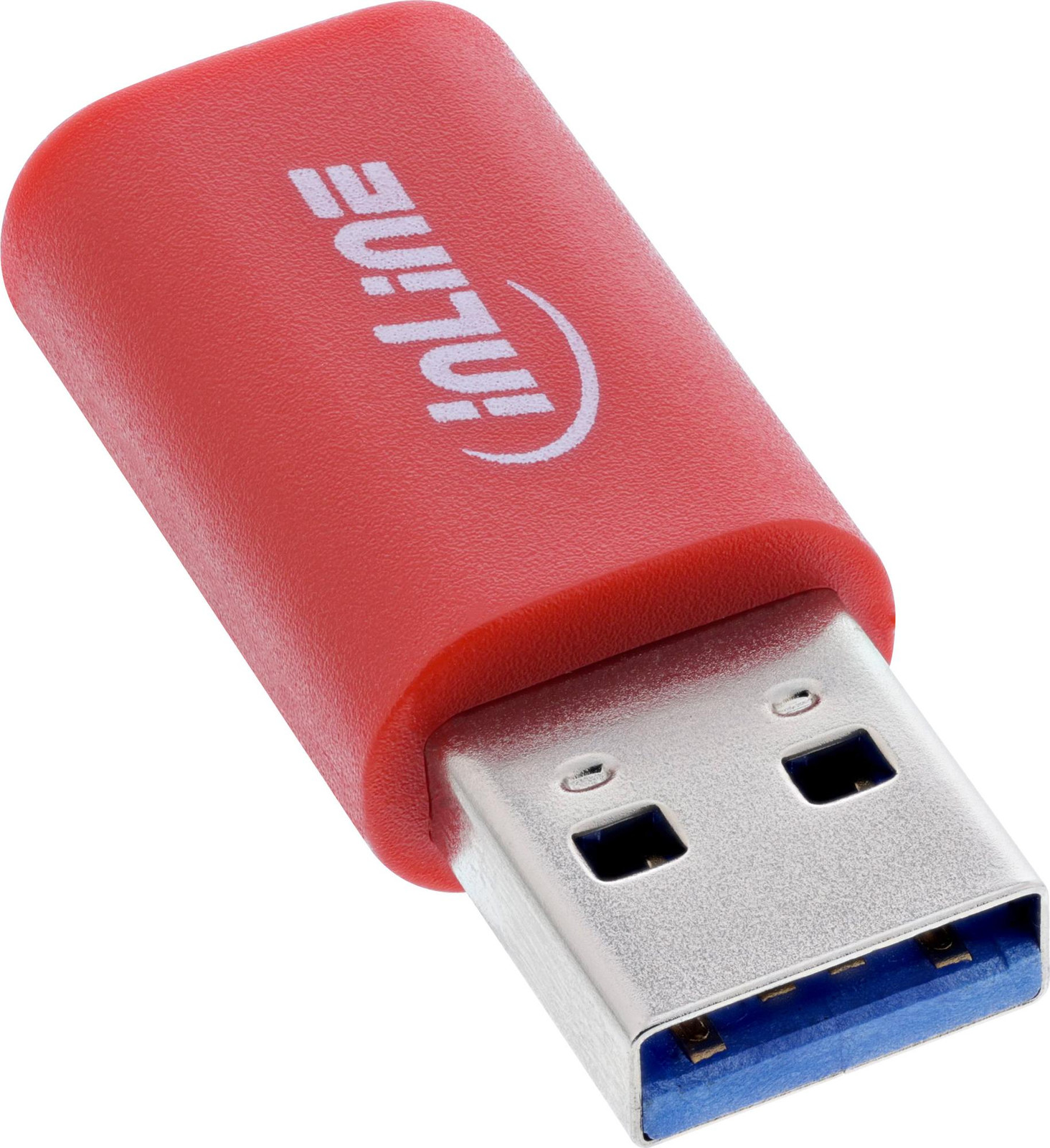 InLine 31652 USB-A naar USB-C kabel, Rood