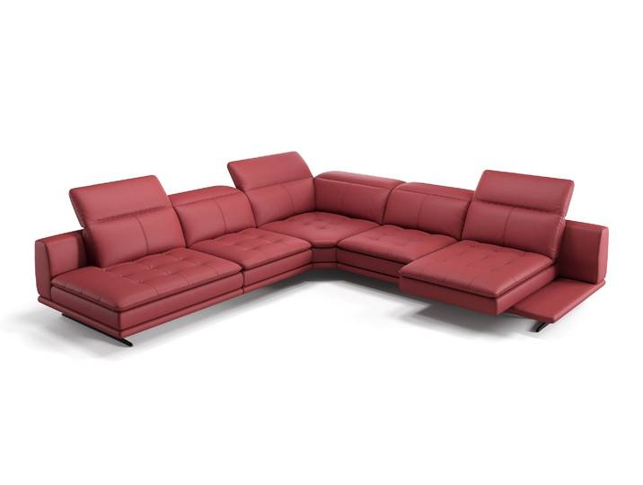 Leder Ecksofa NIZZA Eckgarnitur mit Sitzfunktion Bigsofa