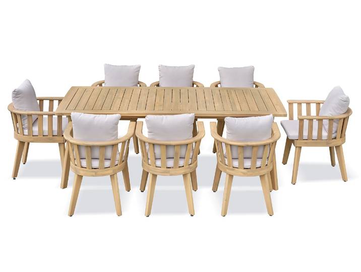 Liso - Ensemble Repas De Jardin 8 Places - Remarquable