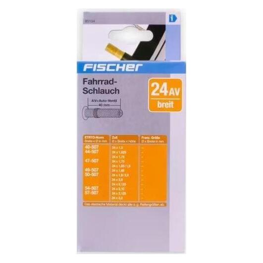 Fischer Fahrrad-Schlauch (Schrader (AV), 24", 35 mm) (85134)