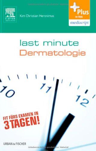 Heronimus, Kim Christian - Last Minute Dermatologie - Preis vom 30.09.2026 09:01:18 h