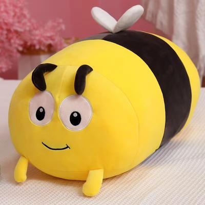 Inspire Curations Kawaii Insect Plush Ladybug Plush Pillow And Back Cushion Plush yellow 17.7 In