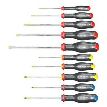 Facom Protwist Schraubendreher Set (Schlitz) (ATW.J10PB)