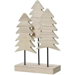 Decoris Deko Baum Aufsteller Holz