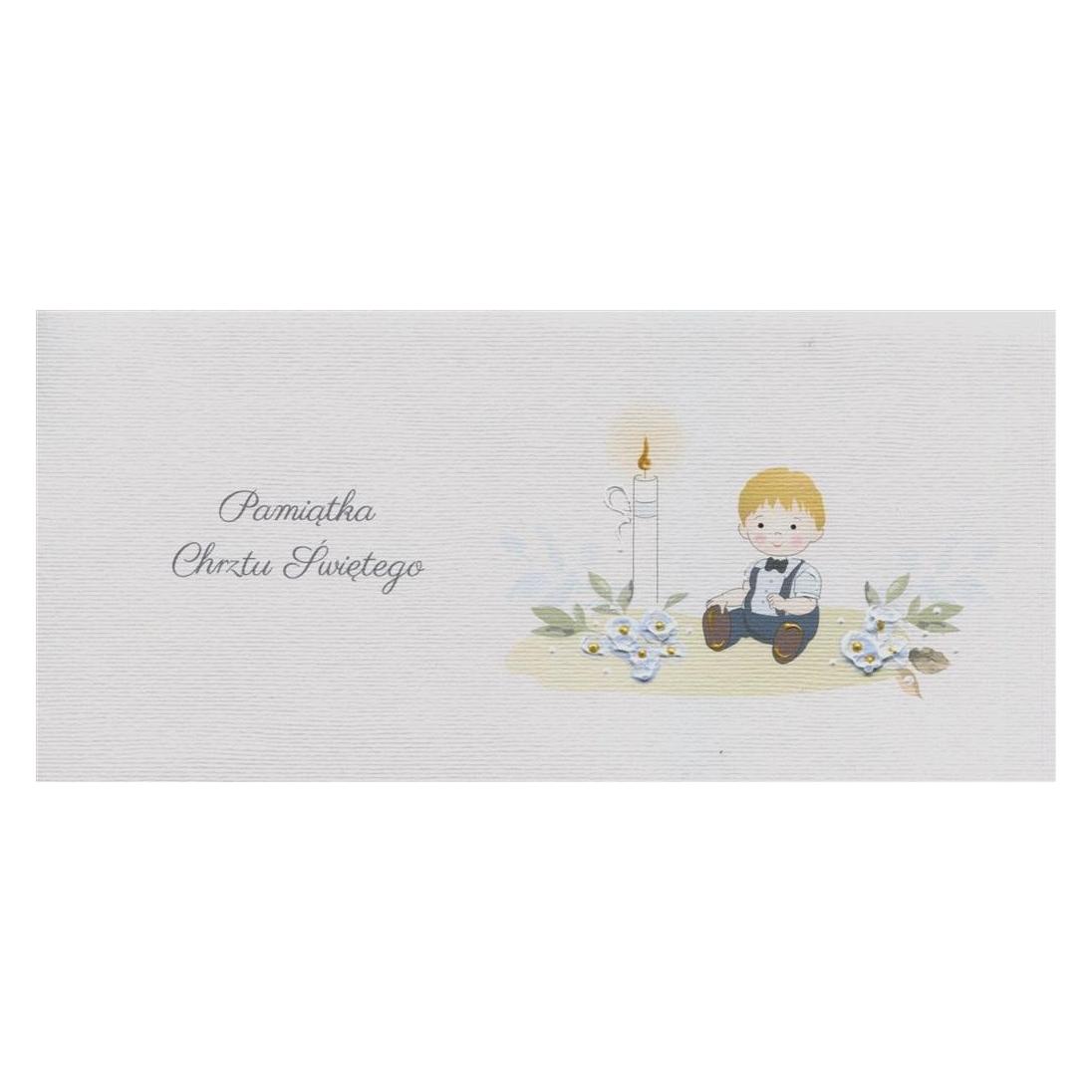 Teka Taufkarte DL C24 - Baby Junge (47993981)