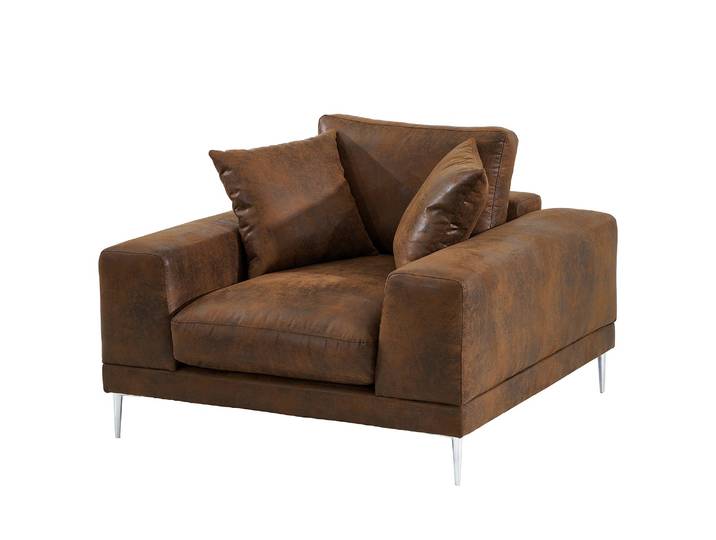 Fauteuil Kelson Marron Microfibre Goda 121 x 90 x 126cm