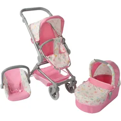 Bayer Kombipuppenwagen Fides 3 in 1