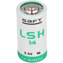 Saft Batterie LSH 14, Primary LSH14, C/Baby (1 Stk., 1/2 AA, 5800 mAh), Batterien + Akkus