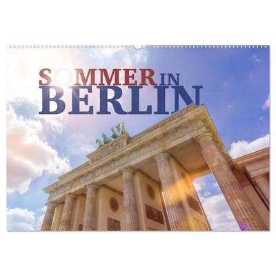 SOMMER IN BERLIN (Wandkalender 2027 DIN A2 quer), CALVENDO Monatskalender