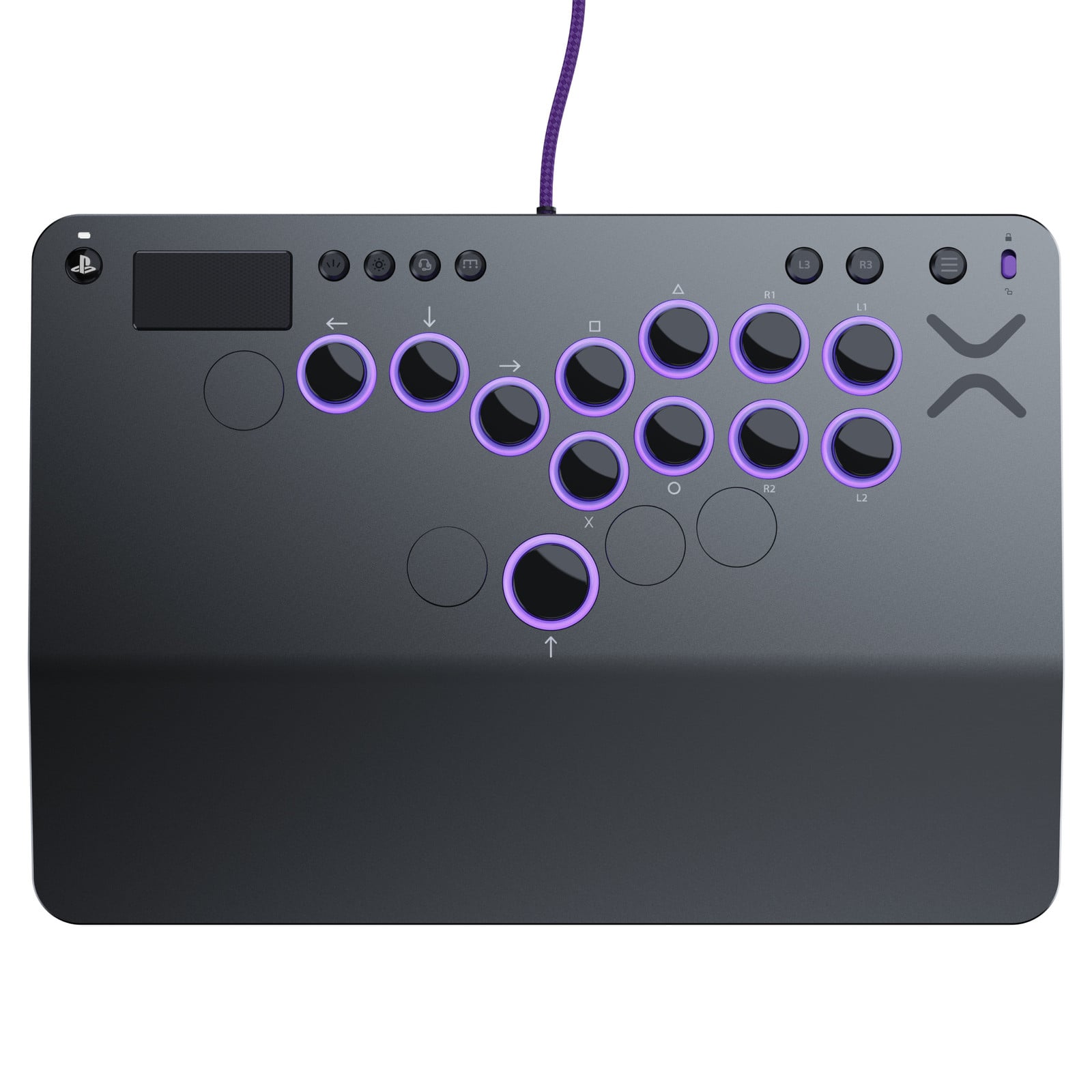 Turtle Beach Victrix Pro KO Leverless Fight Stick voor PlayStation - Grijs