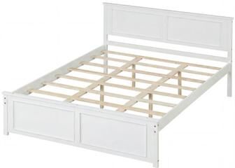 Costway Queen Size Platform Bed Frame with Headboard